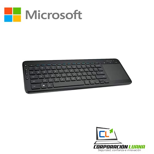 Imagen de TECLADO INALAMBRICO MICROSOFT ALL-IN-ONE MEDIA ( N9Z-00004 ) C/ MULTITACTIL                                                                           