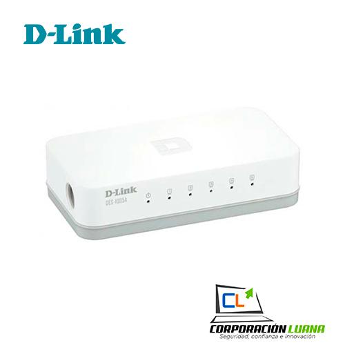 SWITCH D-LINK 5 PUERTOS ( DES-1005A ) 10/100 MBPS