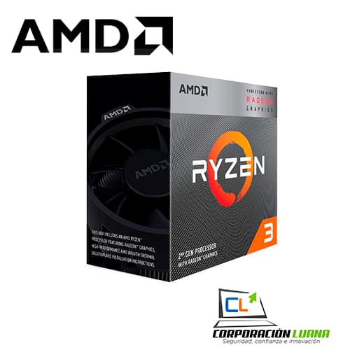 Foto del producto PROCESADOR AMD RYZEN 3 3200G ( YD3200C5FHBOX ) 3.6GHZ-6.0MB | AM4                                                                                     