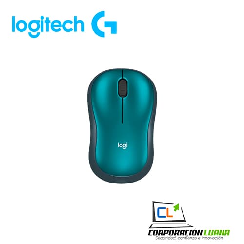 Foto del producto MOUSE INALAMBRICO LOGITECH M185 ( 910-003636 ) AZUL C/ NEGRO                                                                                          