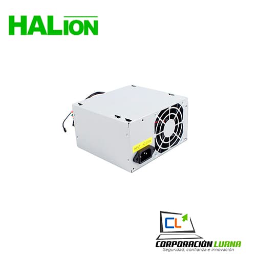 Imagen de FUENTE DE PODER MINI HALION ( MICRO ATX-600W ) 600W