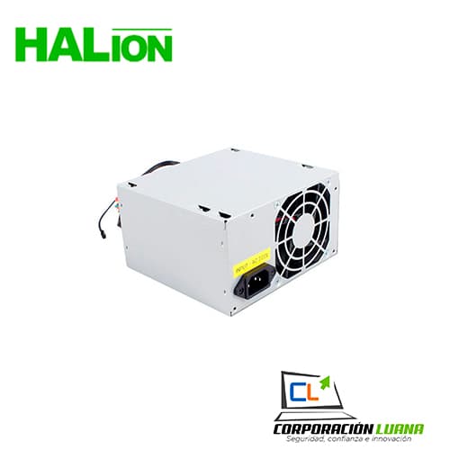 Imagen de FUENTE DE PODER HALION ( ATX-600W P8 ) 600W