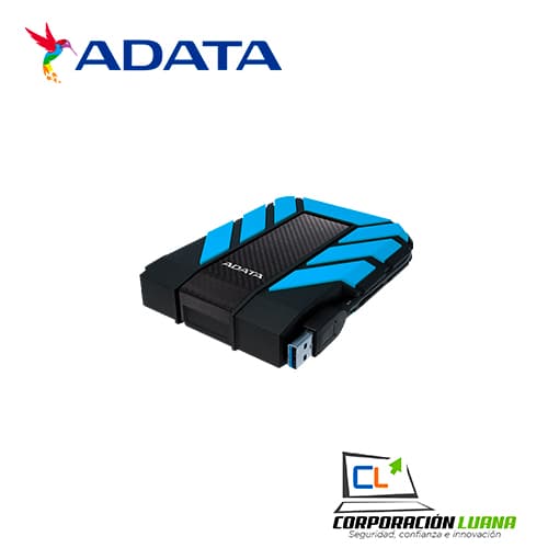 Imagen de DISCO DURO EXTERNO ADATA HD710 PRO 2TB ( AHD710P-2TU31-CBL ) AZUL C/ NEGRO | USB 3.0 | ANTI GOLPE
