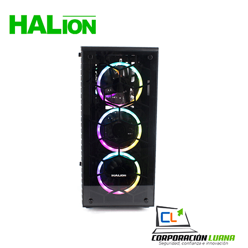 CASE HALION STINGRAY ( STINGRAY C3903 ) S/ FUENTE | 2 PANEL VIDRIO | 4 LED RGB