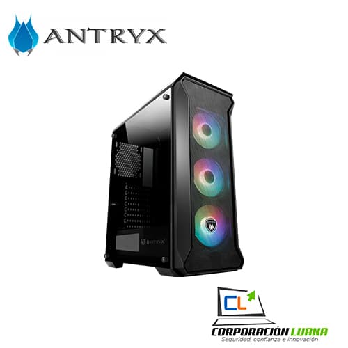 Foto del producto CASE ANTRYX FX SENTRY ( AC-FX260K-T3DR ) S/FUENTE | NEGRO | 1 VENTANA ACRILICO | | LED- ARGB X3