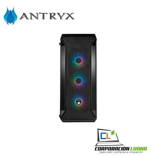 Imagen de CASE ANTRYX FX SENTRY ( AC-FX260K-T3DR ) S/FUENTE | NEGRO | 1 VENTANA ACRILICO | | LED- ARGB X3