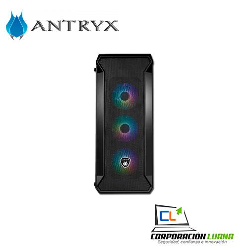 CASE ANTRYX FX SENTRY ( AC-FX260K-T3DR ) S/FUENTE | NEGRO | 1 VENTANA ACRILICO | | LED- ARGB X3