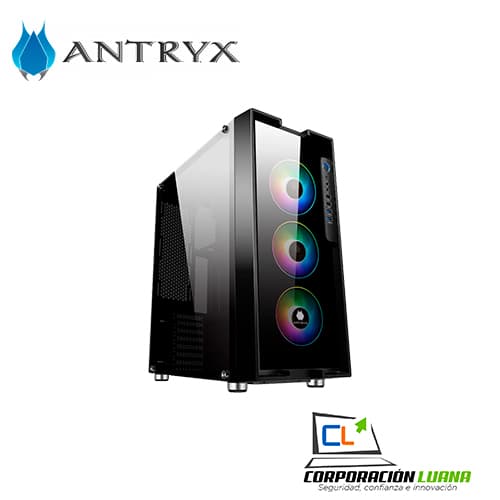 Foto del producto CASE ANTRYX FX CHROME STORM PHANTOM PLUS, C/REMOTO,ATX-AIR (AC-FX560PK-T3DR)
