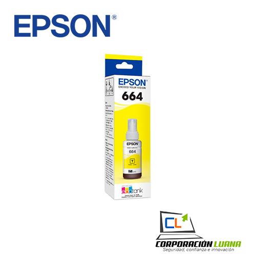 TINTA EPSON  T664420 AMARILLO ( C13T66442A ) L210 / L355 / L555 +