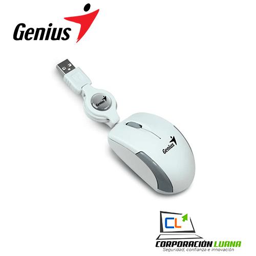 MOUSE GENIUS MICRO TRAVELER V2 USB WHITE(PN 31010125104