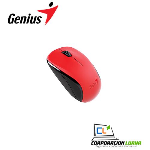 MOUSE INALAMBRICO GENIUS NX-7000 ( 31030027403 ) BLUEEYE ROJO