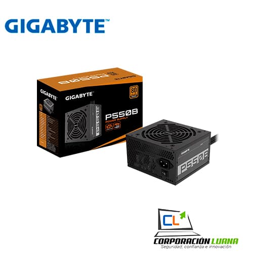 Foto del producto FUENTE DE PODER GIGABYTE P550B ( GP-P550B ) 550W | 80 PLUS BRONZE