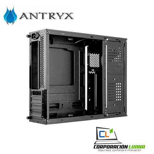 CASE SLIM ANTRYX XS-100  PLATEADO ( AC-XS100SC ) C/FUENTE 300W REAL