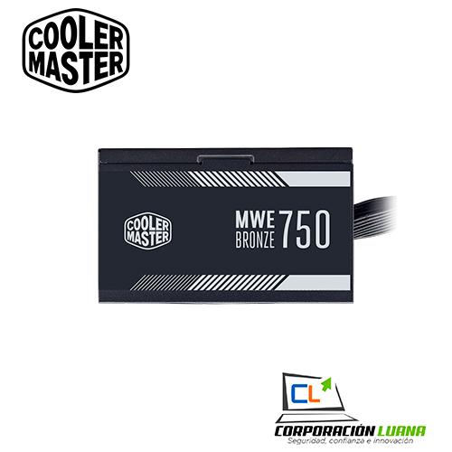 FUENTE DE PODER COOLER MASTER MWE V2 ( MPE-7501-ACAAB-US ) 750W | 80 PLUS BRONZE