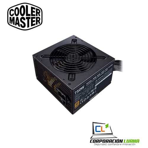 Imagen de FUENTE DE PODER COOLER MASTER MWE V2 ( MPE-7501-ACAAB-US ) 750W | 80 PLUS BRONZE