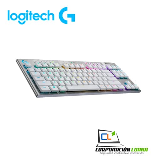 Foto del producto TECLADO GAMER LOGITECH G915 TKL WHITE LIGHTSPEED WIRELESS MECHANICAL