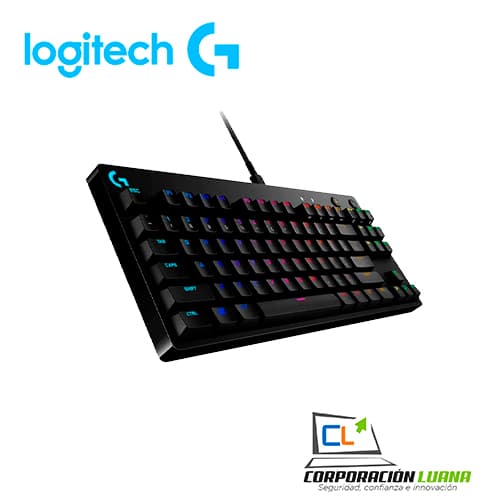 Foto del producto TECLADO GAMER LOGITECH PRO RGB (920-009388) SWITCH GX BLUE CLICKY