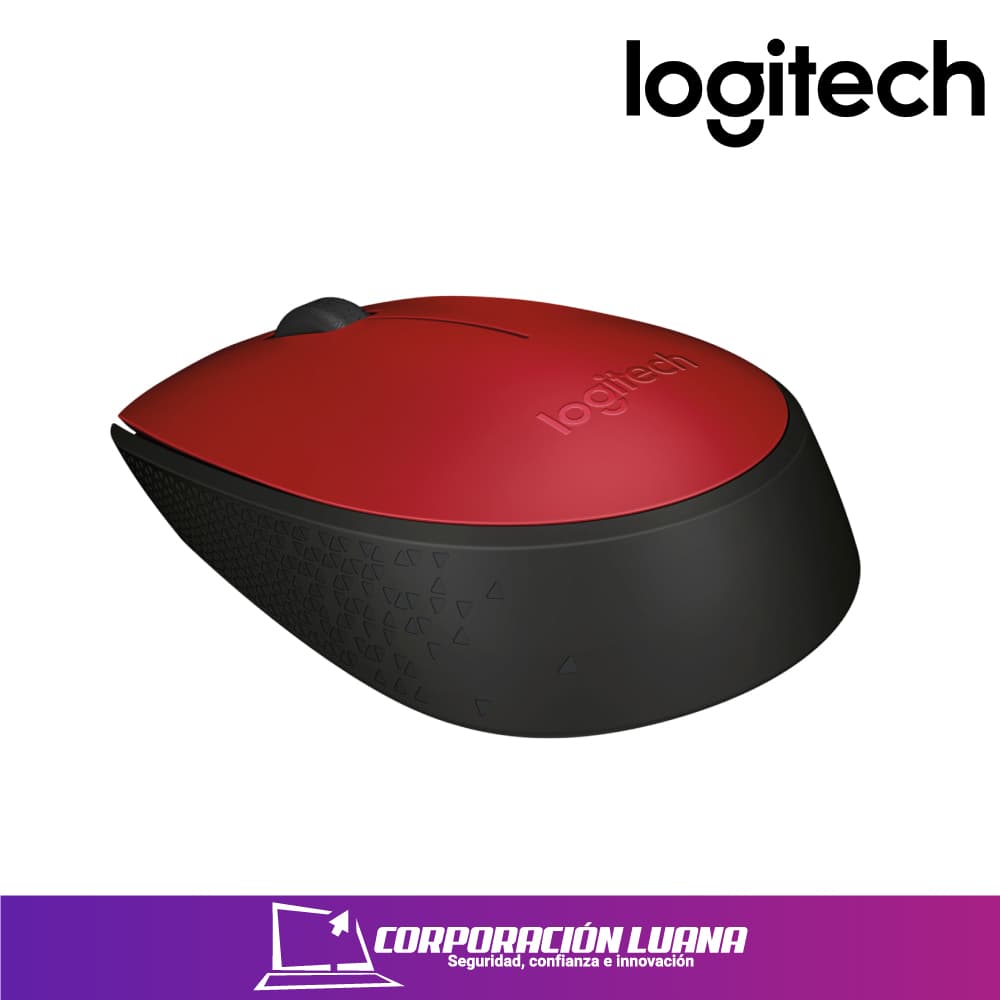 Foto del producto MOUSE INALAMBRICO LOGITECH M170 ( 910-004941 ) ROJO - NEGRO