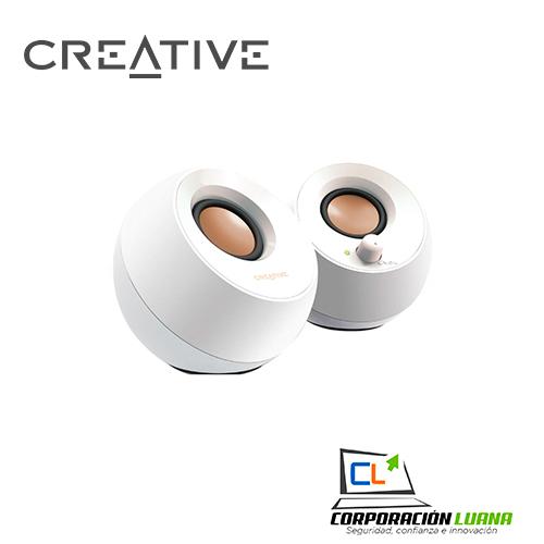 PARLANTE CREATIVE PEBBLE 2.0 WHITE (PN 51MF1680AA001)