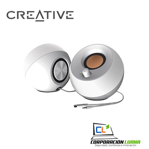 PARLANTE CREATIVE PEBBLE 2.0 WHITE (PN 51MF1680AA001)