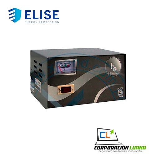 Imagen de ESTABILIZADOR SOLIDO ELISE FX-EVOLUTION ( MOD.FXE-10 ) 4 TOMAS | 1.0KVA - 220VAC | 1 TOMA BY-PASS