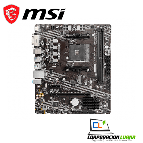 MOTHERBOARD MSI A520M A PRO ( A520M-A-PRO ) AM4 | DDR4