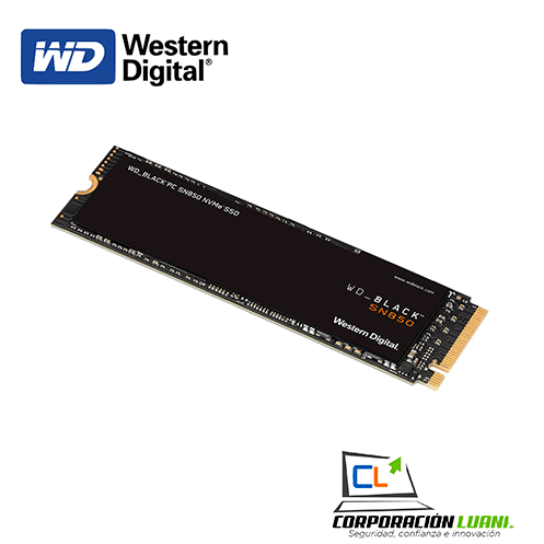 SSD M.2 WESTERN DIGITAL SN850X 1TB ( WDS100T1X0E-00AFY0 ) NEGRO |  NVME | GEN4