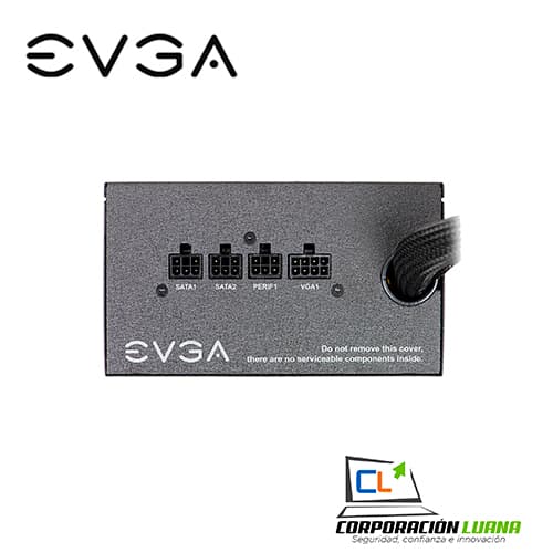 Imagen de FUENTE DE PODER EVGA 500 BQ ( 110-BQ-0500-K1 ) 500W | 80 PLUS  BRONZE | SEMI-MODULAR