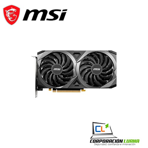 Imagen de TARJETA DE VIDEO MSI RTX 3060 VENTUS 2X OC RTX3060 NVIDIA 12GB GDRR6