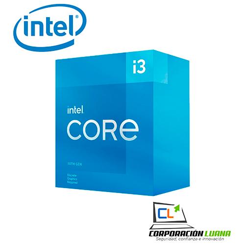 PROCESADOR INTEL CORE I3 10105F DE DECIMA GENERACION, 3.7 GHZ (HASTA 4.4 GHZ), SOCKET 1200, CACHE 6 MB, QUAD-CORE, 14NM.