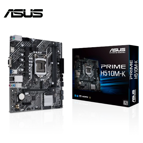 Foto del producto MOTHERBOARD ASUS PRIME H510M-K INTEL H510 LGA 1200 MICRO ATX