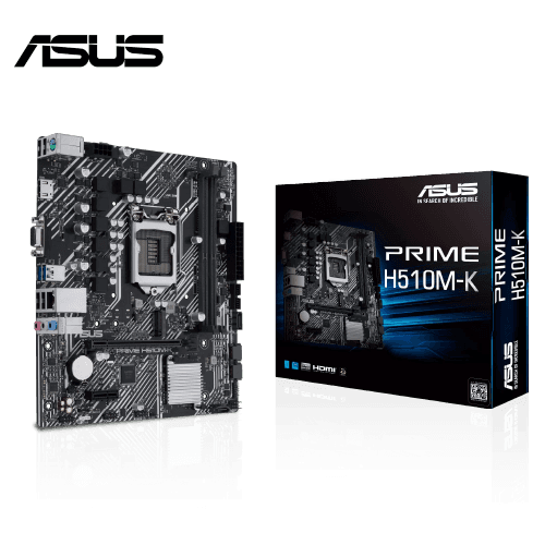 MOTHERBOARD ASUS PRIME H510M-K INTEL H510 LGA 1200 MICRO ATX