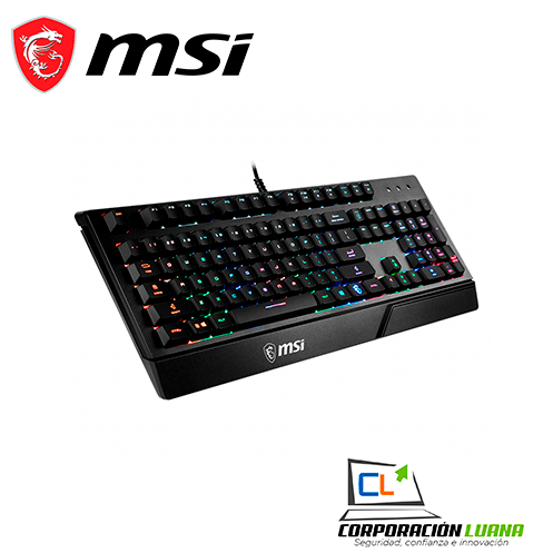 TECLADO MSI VIGOR GK20 INGLES KBMSVIGORGK20US