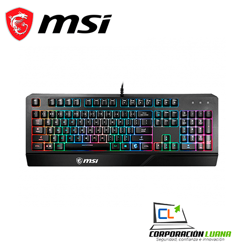 TECLADO MSI VIGOR GK20 INGLES KBMSVIGORGK20US