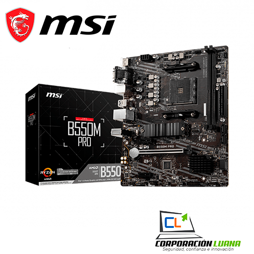 Foto del producto MOTHERBOARD MSI B550M PRO 2 ( M-B550M-PRO-2 ) AM4 | DDR4