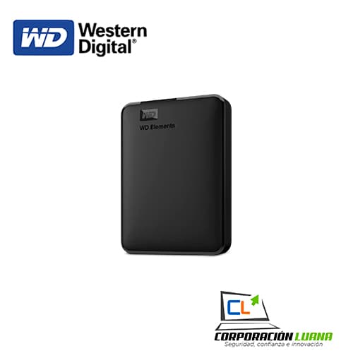 Foto del producto DISCO DURO EXTERNO WESTERN DIGITAL ELEMENTS 4TB ( WDBU6Y0040BBK-WESN ) NEGRO | USB 3.0