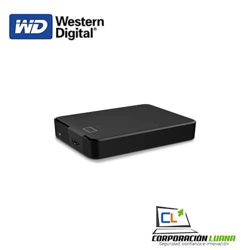 Imagen de DISCO DURO EXTERNO WESTERN DIGITAL ELEMENTS 4TB ( WDBU6Y0040BBK-WESN ) NEGRO | USB 3.0