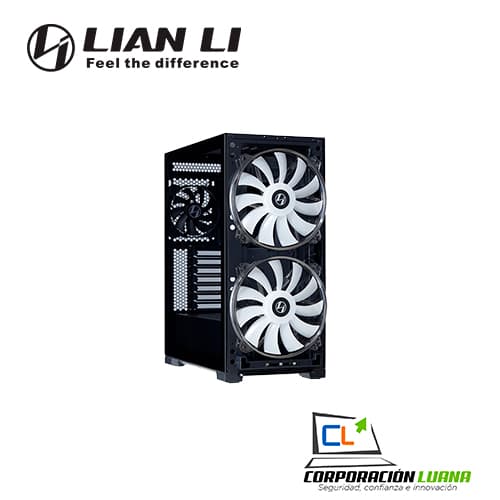 Imagen de CASE LIAN LI LANCOOL 215 ( LANCOOL-215 ) S/FUENTE | NEGRO | 2 FAN ARGB