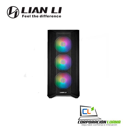 CASE LIAN LI LANCOOL II MESH BLACK ARGB, 2 VIDRIO TEMPLADO