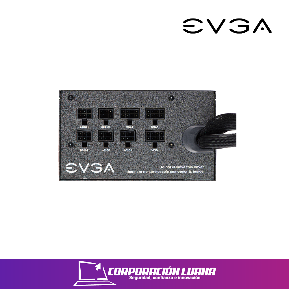 Imagen de FUENTE DE PODER EVGA 850 BQ ( 110-BQ-0850-V1 ) 850W | 80 PLUS BRONZE | SEMI-MODULAR