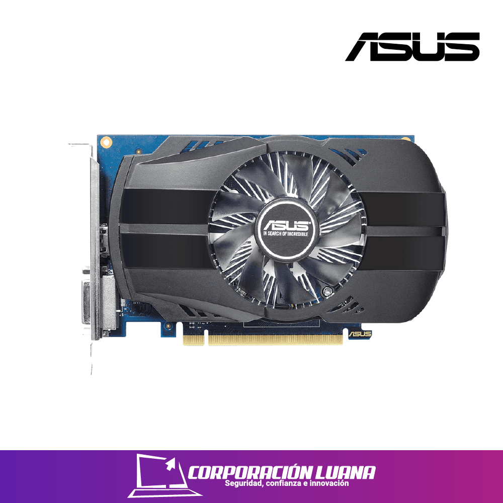 TARJETA DE VIDEO ASUS NVIDIA GEFORCE GT 1030, 2GB GDDR5 64-BIT, PCI-E 3.0,HDMI/DVI.TECNOLOGÍAS: NVIDIA CUDA, NVIDIA ADAPTIVE V-SYNC, NVIDIA PHYSX READ