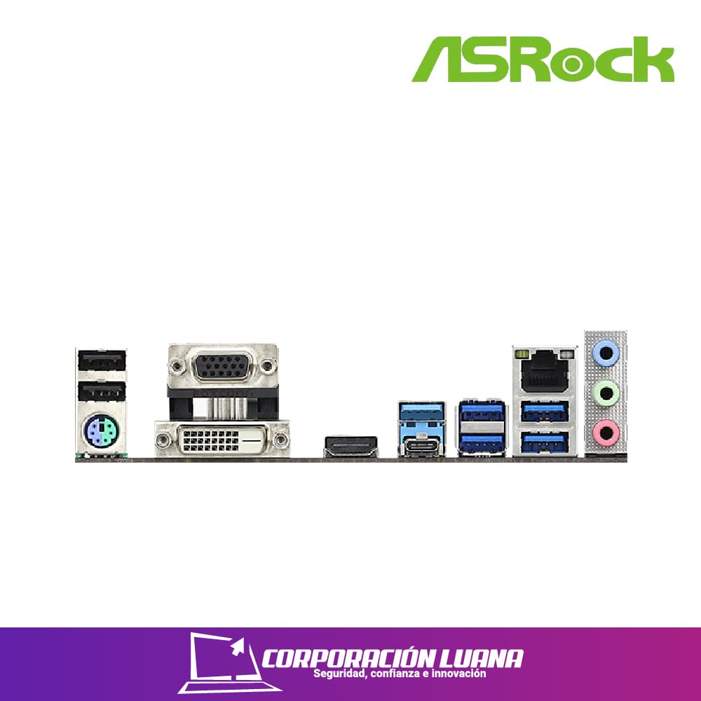 Imagen de MOTHERBOARD ASROCK B450M PRO4 R2.0 ( B450M-PRO4 R2.0 ) AM4 | DDR4