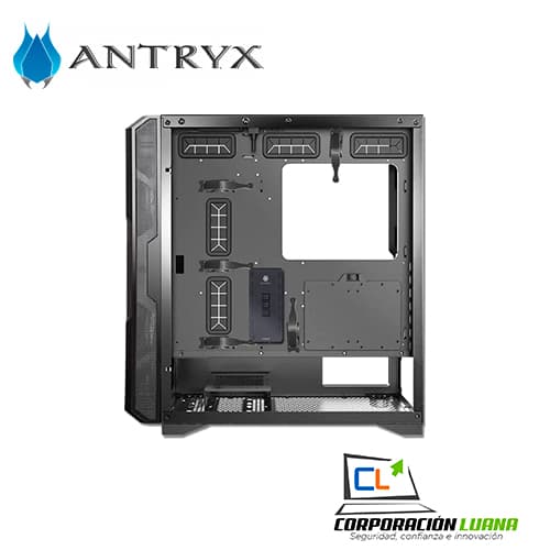 Imagen de CASE ANTRYX FX CRUISER BLACK, ARGB FAN X3, VIDRIO TEMPLADO &MESH (AC-FX573K)