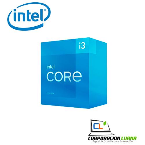 PROCESADOR INTEL CORE I3-10105 10G 3.70 GHZ 6MB LGA1200 65W 14NM BX8070110105