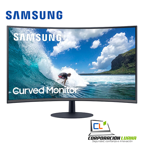 Foto del producto MONITOR SAMSUNG CURVO 27" ( C27T550FDL ) VA | FHD | PARLANTE - HDMI - VGA - DP