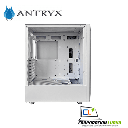 CASE ANTRUX RX 430 WHITE ( AC-RX430W ) S/FUENTE | 1 FAN ARGB | VIDRIO TEMPLADO