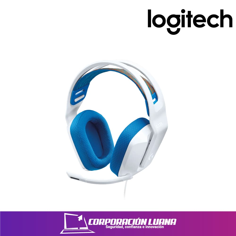 Foto del producto AUDÍFONOS  LOGITECH GAMER G335 ALÁMBRICO, 3.5MM, BLANCO 981-001017