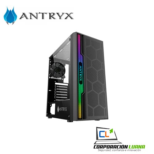 Foto del producto CASE C/FUENTE B500W ANTRYX XTREME NC-251, C/CINTA LED, VIDRIOTEMPLADO (AC-XNC251K-500CP)