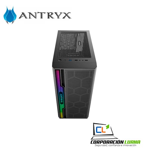 Imagen de CASE C/FUENTE B500W ANTRYX XTREME NC-251, C/CINTA LED, VIDRIOTEMPLADO (AC-XNC251K-500CP)