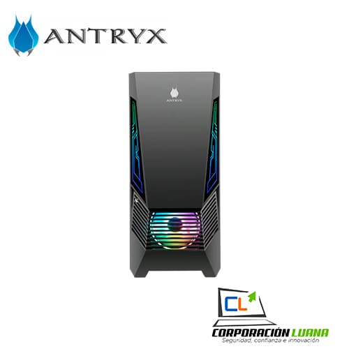 Imagen de CASE C/FUENTE B500W ANTRYX XTREME NC-257, ARGB FAN, VIDRIOTEMPLADO (AC-XNC257K-500CP)